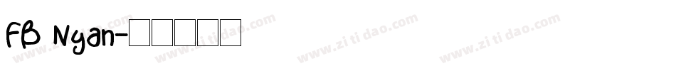 FB Nyan字体转换